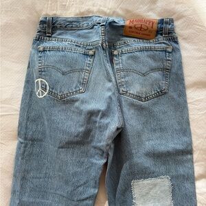 Madhappy x Levi’s 501 Blue Denim with Patches